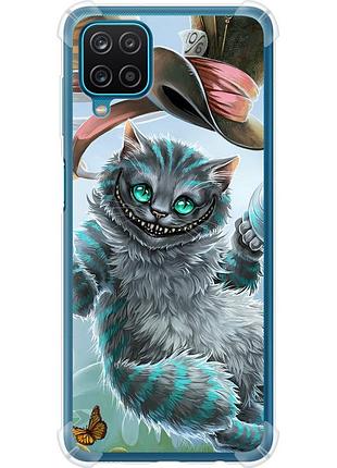Чехол силикон с усиленными углами на телефон samsung galaxy a12 a125f чеширский кот 2 "3993sp-2201-58250"
