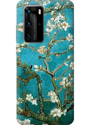 Чехол силиконовый на телефон huawei p40 pro винсент ван гог. сакура "841u-1839-58250"