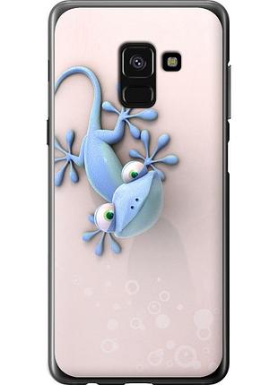 Чохол 2d пластиковий на телефон samsung galaxy a8 2018 a530f гекончик "1094t-1344-58250"
