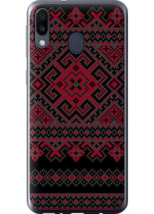 Чохол 2d пластиковий на телефон samsung galaxy m20 вишиванка 52 "1763t-1660-58250"