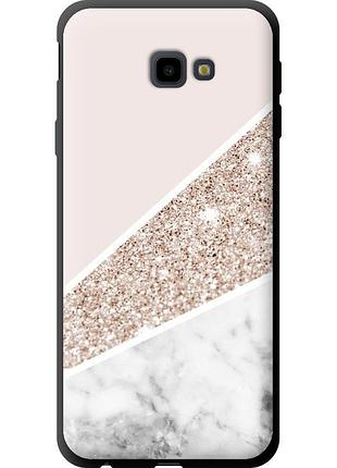 Чехол tpu на телефон samsung galaxy j4 plus 2018 пастельный мрамор "4342b-1594-58250"