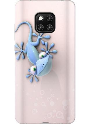 Чохол 2d пластиковий на телефон huawei mate 20 pro гекончик "1094t-1567-58250"