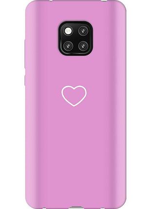 Чохол 2d пластиковий на телефон huawei mate 20 pro серце 2 "4863t-1567-58250"