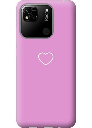 Чехол 2d пластиковый на телефон xiaomi redmi 9c сердце 2 "4863t-2035-58250"