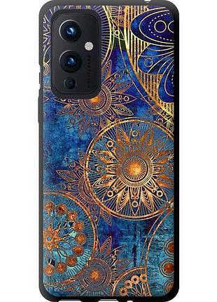 Чехол tpu на телефон oneplus 9 золотой узор "678b-2249-58250"