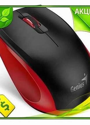 Ve беспроводная мышь genius black/red new version оптическая 1200 dpi для работы бесшумная 2,4 ghz n6w_ver