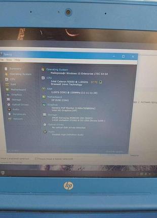 Ноутбук б/у hp stream 11-r000ur (intel celeron n3050 @1.60ghz/ram 2gb/ssd 32gb/intel hd graphics)