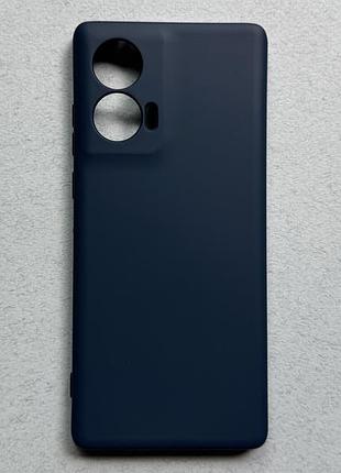 Motorola edge 50 fusion чехол tpu силиконовый противоударный синий накладка панель бампер