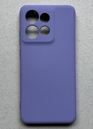 Motorola edge 60 neo чохол tpu силіконовий протиударний фіолетовий накладка панель бампер