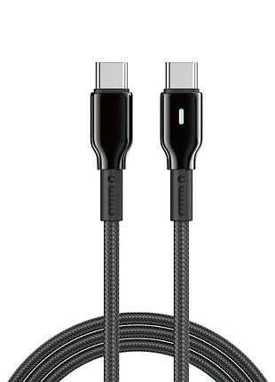 Кабель wiwu 60w duralink series nylon braided cable wi-c075 c-c 1m