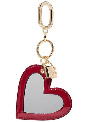 Брелок victoria’s secret key to your heart bag charm keychain red