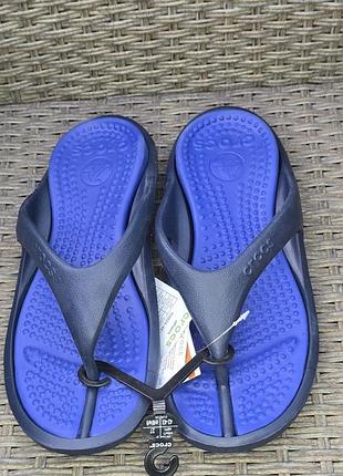 Вьетнамки мужские crocs athens flip cerulean 
 синий
размер
m9-42/43