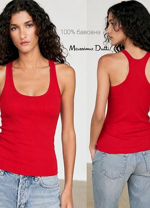 Massimo dutti базова бавовняна майка