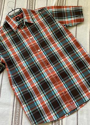 Рубашка / тенниска / шведка в клетку от бренда dickies