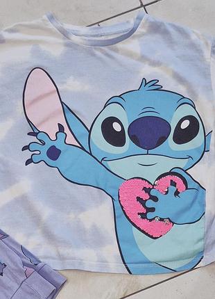 Дитяча піжама stitch
футболка штани для дому