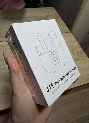 Бездротові навушники j11 true wireless earbuds