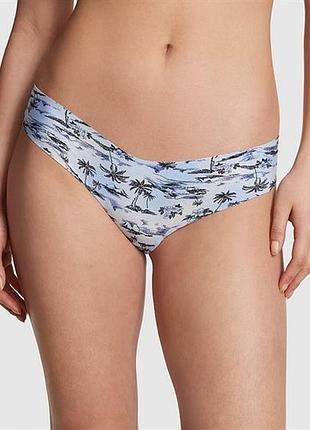 Трусики женские victoria's secret (154100516387) стринги безшовные no-show thong s голубые