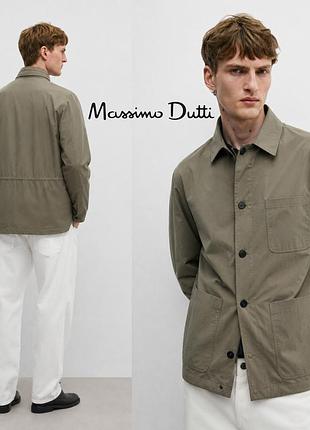Massimo dutti легкий чоловічий плащ овершірт