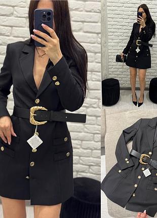 Піджак сукня zara з поясом