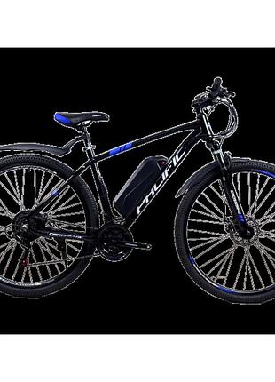 Crossbike велосипед crossbike pacific 29" 19" черный-синий с дисплеем задний 500w 48v15ah