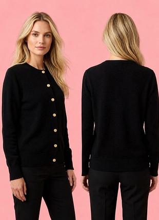 Винтажный черный кашемировый кардиган свитер кофта the oxford shirt co в стиле old money премиум качества 100% кашемир