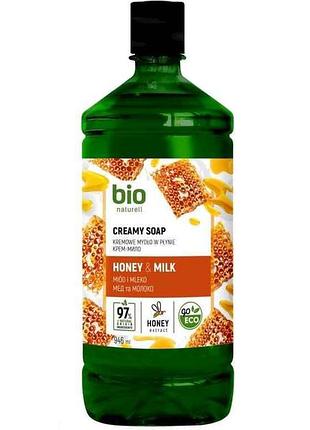 Крем-мило 946мл запаска honey milk тм bio naturell