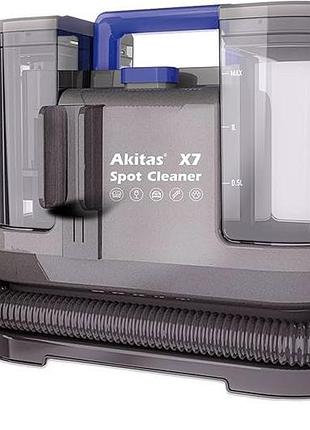 Моющий пылесос akitas x7 spot cleaner 600 вт для ковров и мебели, легкий б/в