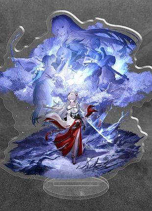 Акриловая коллекционная фигурка wuthering waves - hiyuki (1) 15 см