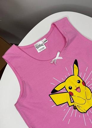Майка для девочек pokémon 134/140 розовая 4