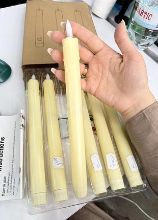 Led свічки електронні бездротові, набір 6 шт (працюють 2 шт) – некомплект