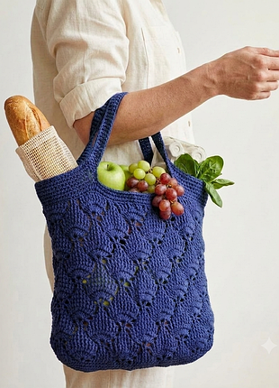 Сумка торба шоппер авоська / handmade 🩵💛 размер 35*39см