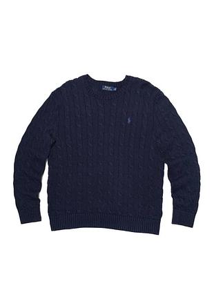 Бавовняний чоловічий светр косичка polo ralph lauren