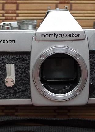 Фотоаппарат mamiya 1000 dtl резьба м42 + кофр и ремень