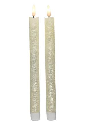 Свічка silver led, 2 шт, 2*24,5 см, nd-48.5879 nai