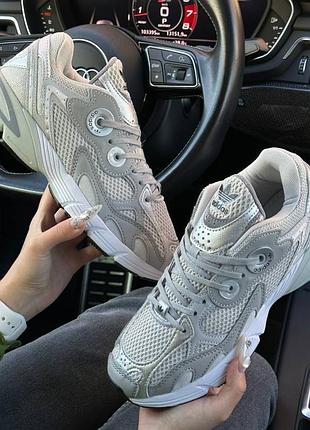Жіночі кросівки adidas astir originals gray silver