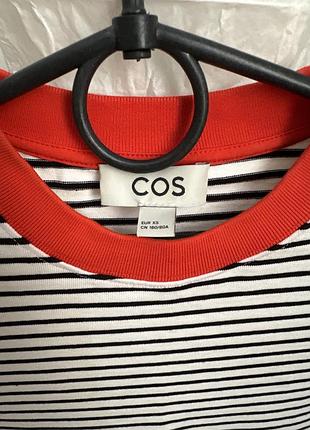 Лонгслів у смужку реглан лонгслив в полоску cos 5