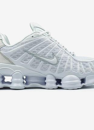 Nike shox tl white silver 3