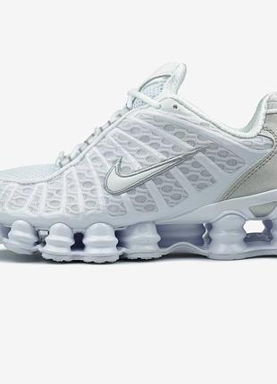 Nike shox tl white silver 4