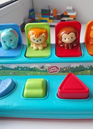 Брендовые развивающие игрушки для малышей, pop up джунгли и осьминог каталка