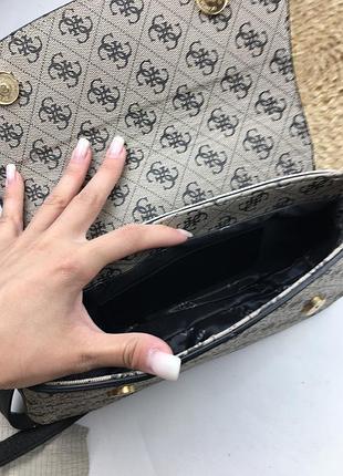 Сумочка guess бежева 7