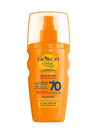Сонцезахиснмй дитячий крем біокон суперзахист spf70 160 мл