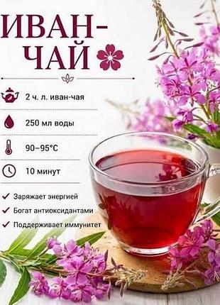 Іван-чай (кипрей) листовий класичний із суцвіттями сушений 300г