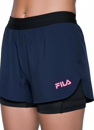450 грн 
женские спортивные шорты 2-в-1 от бренда fila
размер s