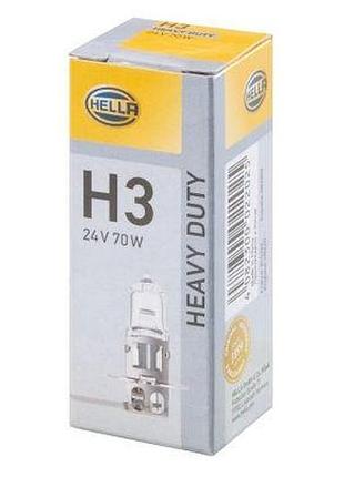 Лампа накаливания h3 24v 70w pk 22s, 8gh002090251
