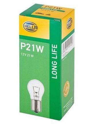 Лампа накаливания p21w 12v 21w ba 15s long life, 8ga002073271