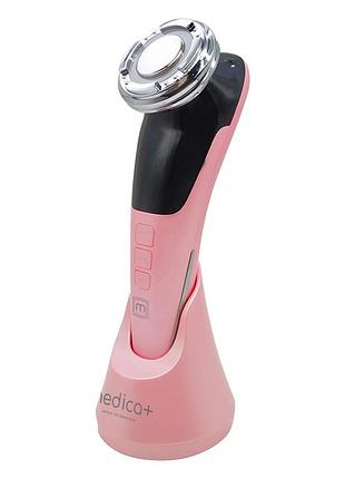 Rf лифтинг массажер для лица medica+ skin lifting 7.0 pink (ems+led) гарантия 1 год