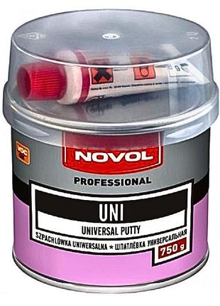 Автошпаклевка novol uni универсальная 0.75 кг