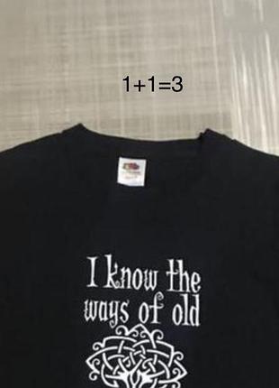 Fruit of the loom💙чоловічий одяг/чорна футболка💛xs40