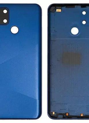 Кришка realme c12, синій, із склом камери