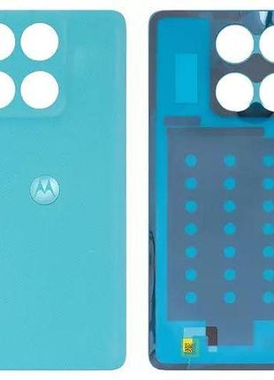 Кришка motorola edge 60 fusion, синій, amazonite